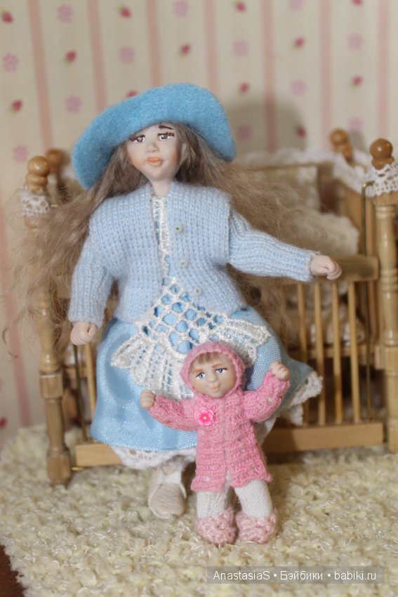 Мини куклы для домика — Авторские миниатюрные куклы: лепка (фото 4)