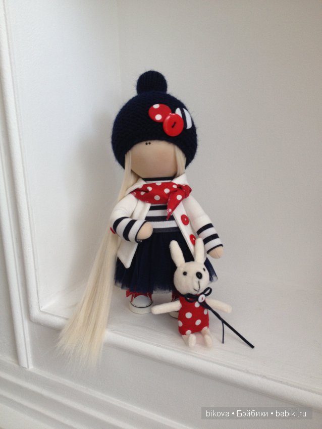 Новые малышки, интерьерные куколки из ткани Натальи Кудрявцеой (фото 6)