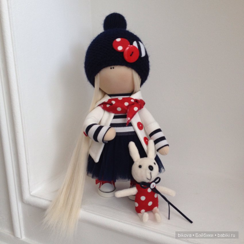 Новые малышки, интерьерные куколки из ткани Натальи Кудрявцеой (фото 8)