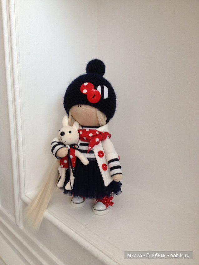 Новые малышки, интерьерные куколки из ткани Натальи Кудрявцеой (фото 3)
