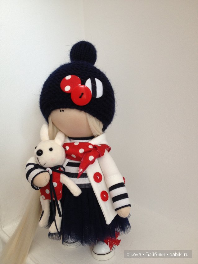 Новые малышки, интерьерные куколки из ткани Натальи Кудрявцеой (фото 2)