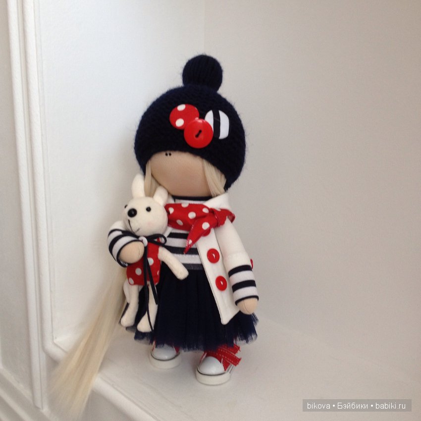 Новые малышки, интерьерные куколки из ткани Натальи Кудрявцеой (фото 9)