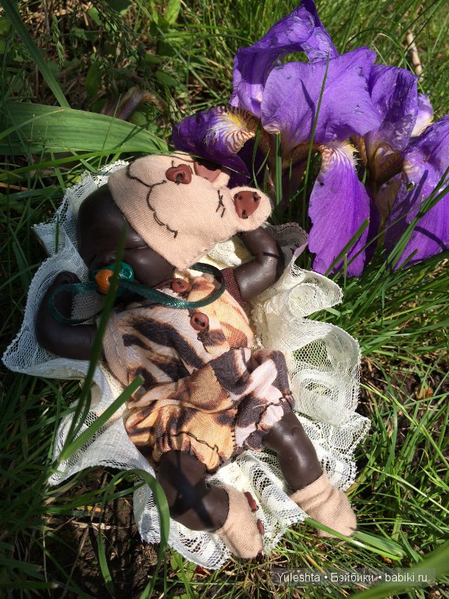 Уголёк, или 16см очарования. Авторская кукла Чеховой Юлии (фото 7)