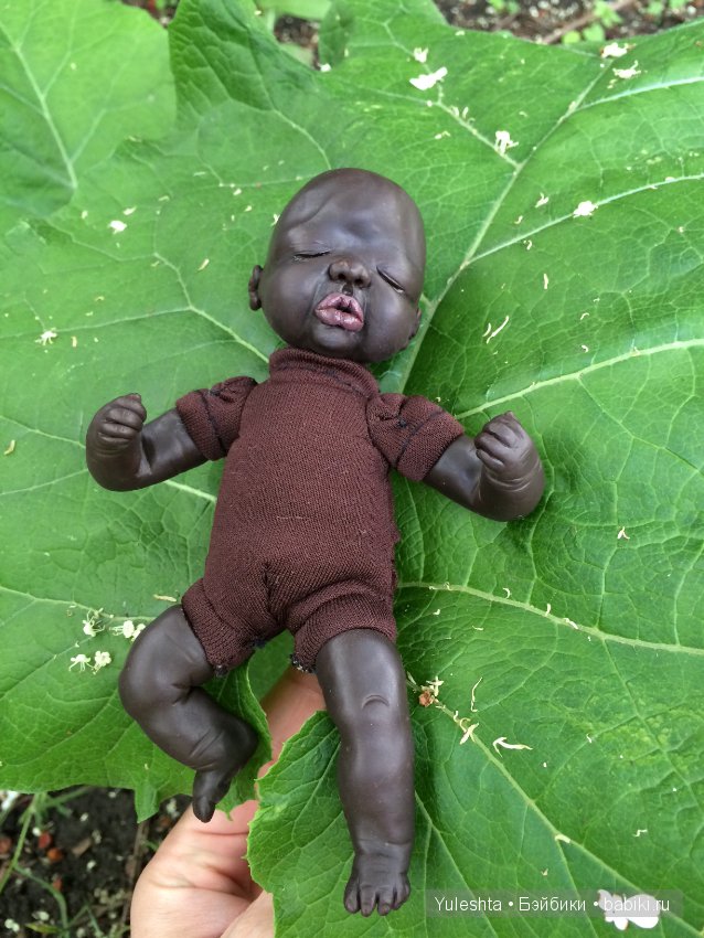 Уголёк, или 16см очарования. Авторская кукла Чеховой Юлии (фото 4)