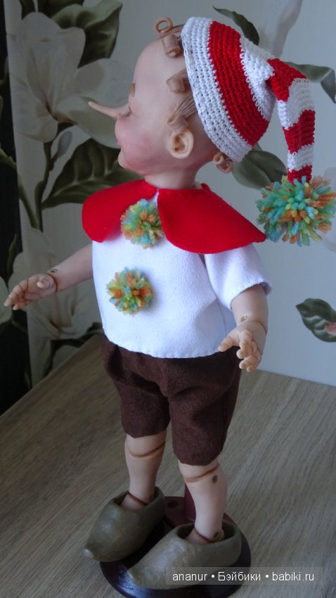 Буратино и Мальвина. Авторские куклы Ирины Кондрашовой (фото 3)