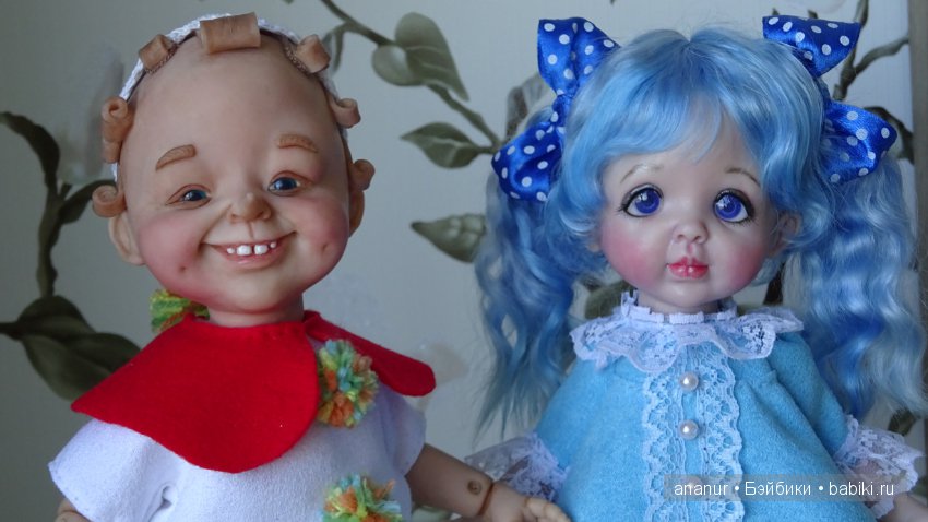 Буратино и Мальвина. Авторские куклы Ирины Кондрашовой