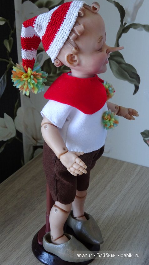 Буратино и Мальвина. Авторские куклы Ирины Кондрашовой (фото 5)