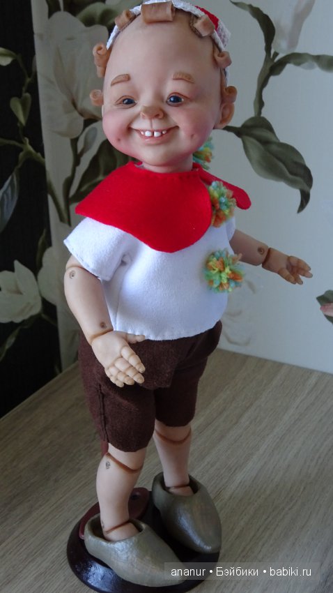 Буратино и Мальвина. Авторские куклы Ирины Кондрашовой (фото 6)