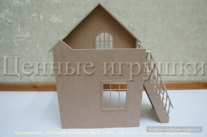 Кровать-домик для кукол — Кукольные домики своими руками: фото