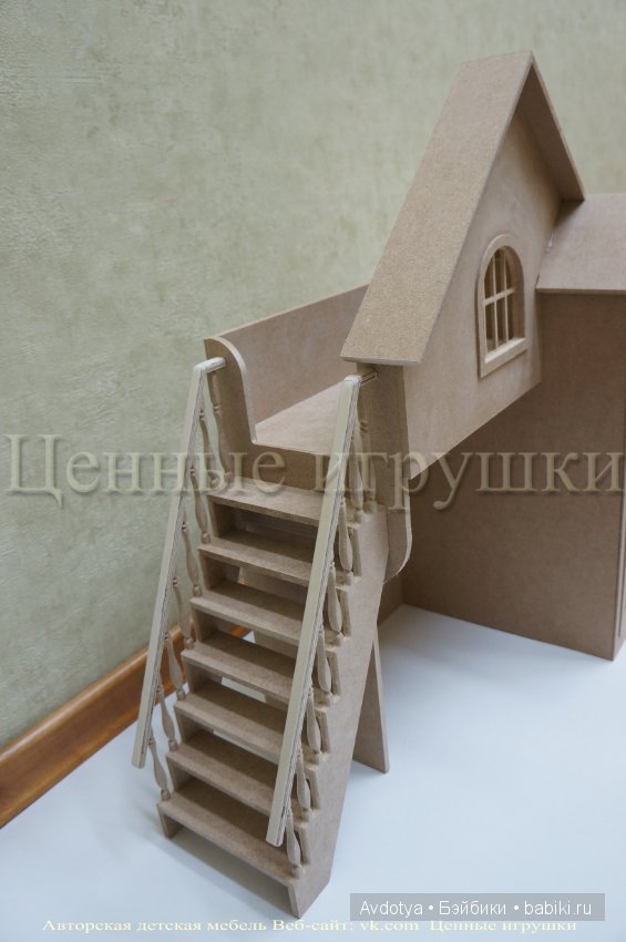 Кровать-домик для кукол — Кукольные домики своими руками: фото (фото 4)