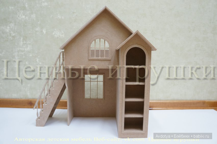 Кровать-домик для кукол — Кукольные домики своими руками: фото (фото 2)