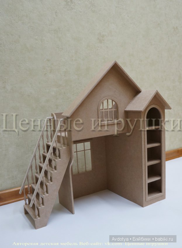 Кровать-домик для кукол — Кукольные домики своими руками: фото (фото 3)