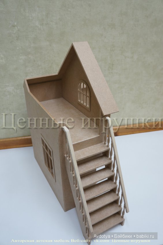 Кровать-домик для кукол — Кукольные домики своими руками: фото