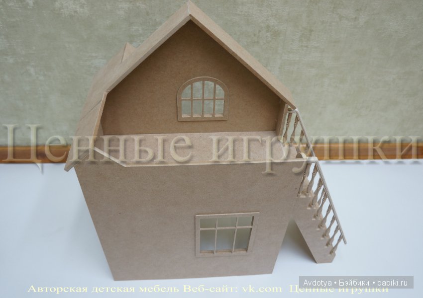 Кровать-домик для кукол — Кукольные домики своими руками: фото