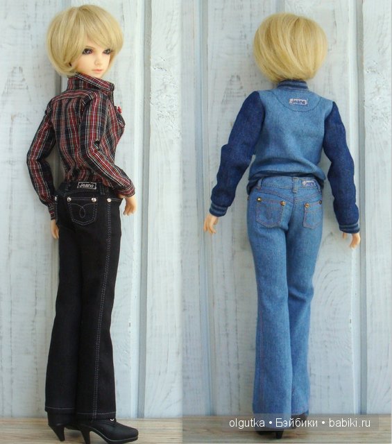 В "стиле деним" — Одежда и обувь для кукол своими руками: фото (фото 4)