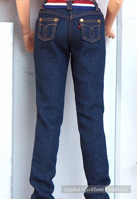 В "стиле деним" — Одежда и обувь для кукол своими руками: фото (фото 3)