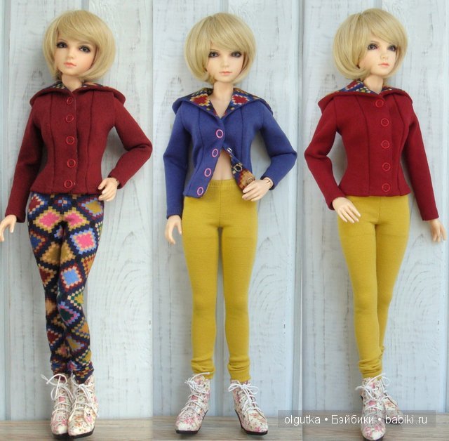 В "стиле деним" — Одежда и обувь для кукол своими руками: фото (фото 7)