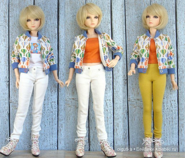 В "стиле деним" — Одежда и обувь для кукол своими руками: фото (фото 5)