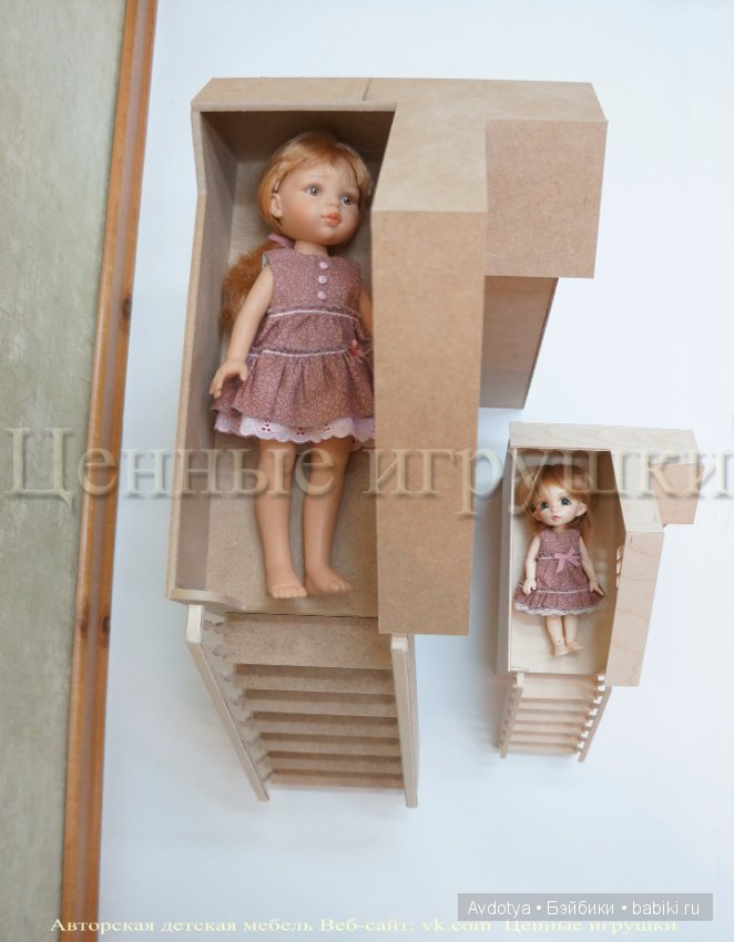 Кровать-домик для кукол — Кукольные домики своими руками: фото