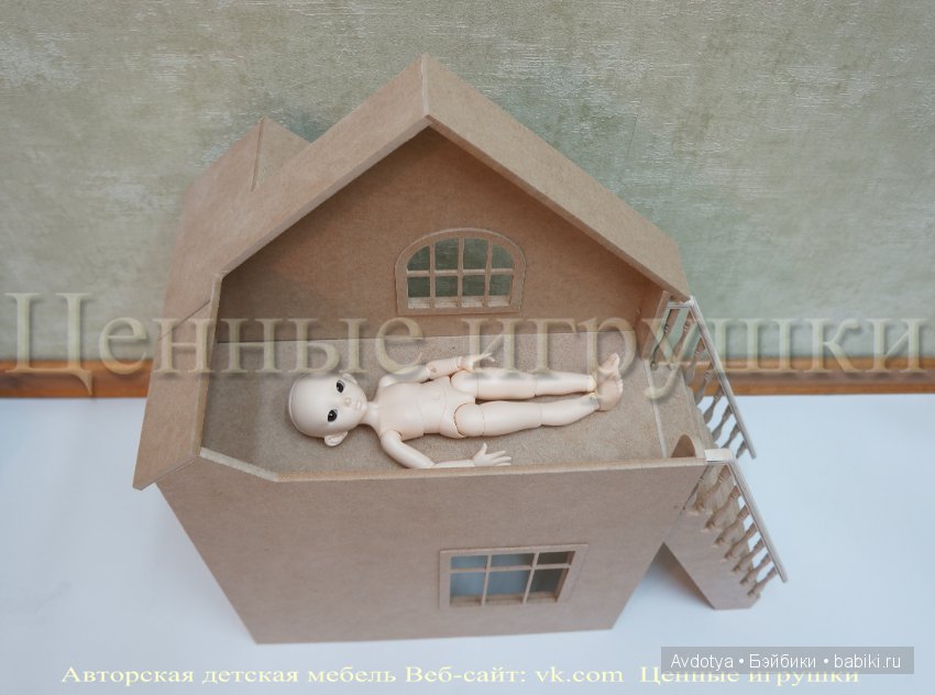 Кровать-домик для кукол — Кукольные домики своими руками: фото