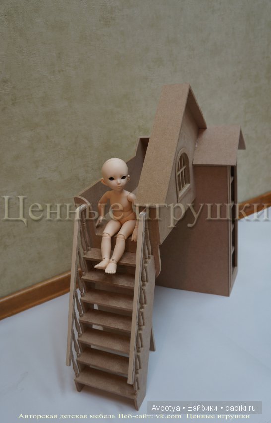 Кровать-домик для кукол — Кукольные домики своими руками: фото