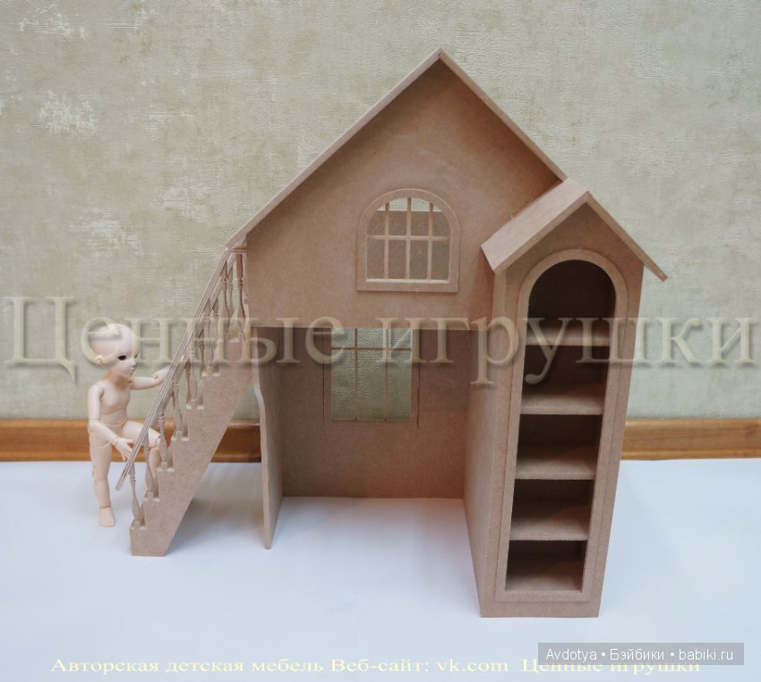 Кровать-домик для кукол — Кукольные домики своими руками: фото