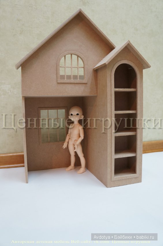 Кровать-домик для кукол — Кукольные домики своими руками: фото