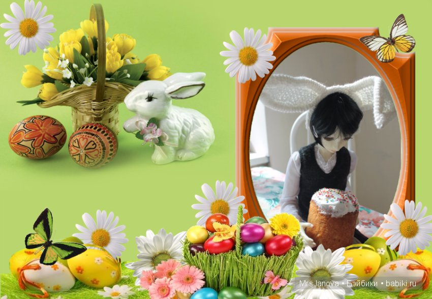 Пасхальный кролик, часть 2. Помощницы-крольчишки