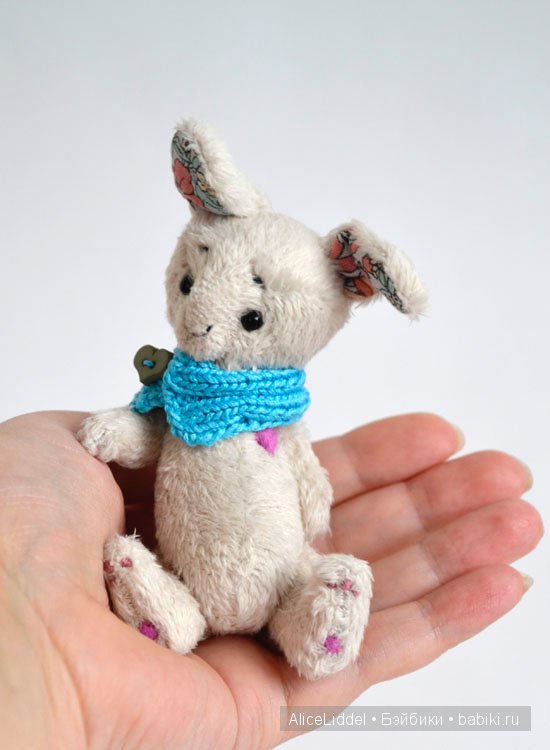 Весенний заинька, игрушка ручной работы (фото 5)