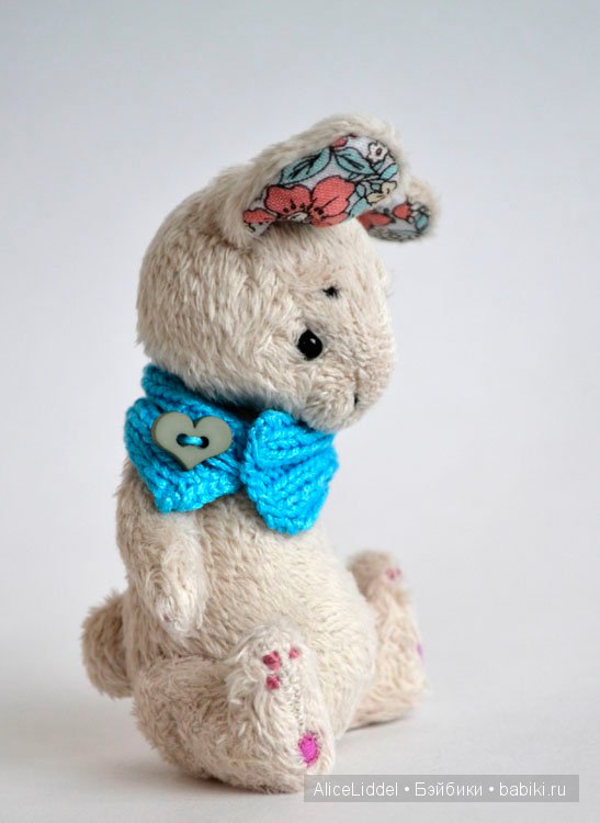 Весенний заинька, игрушка ручной работы (фото 4)