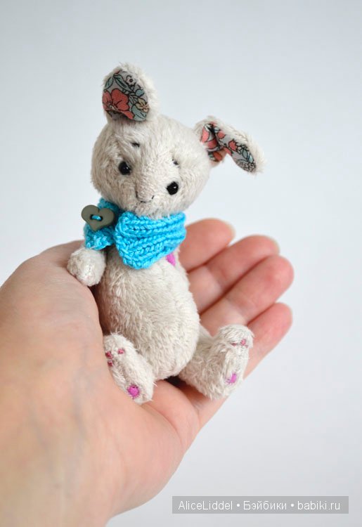 Весенний заинька, игрушка ручной работы (фото 6)