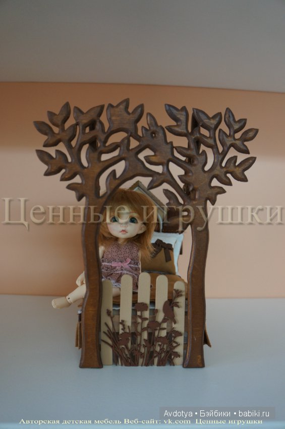 Миниатюрная кроватка "Летний вечер" (фото 9)