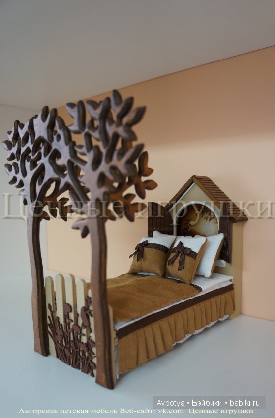 Миниатюрная кроватка "Летний вечер" (фото 3)