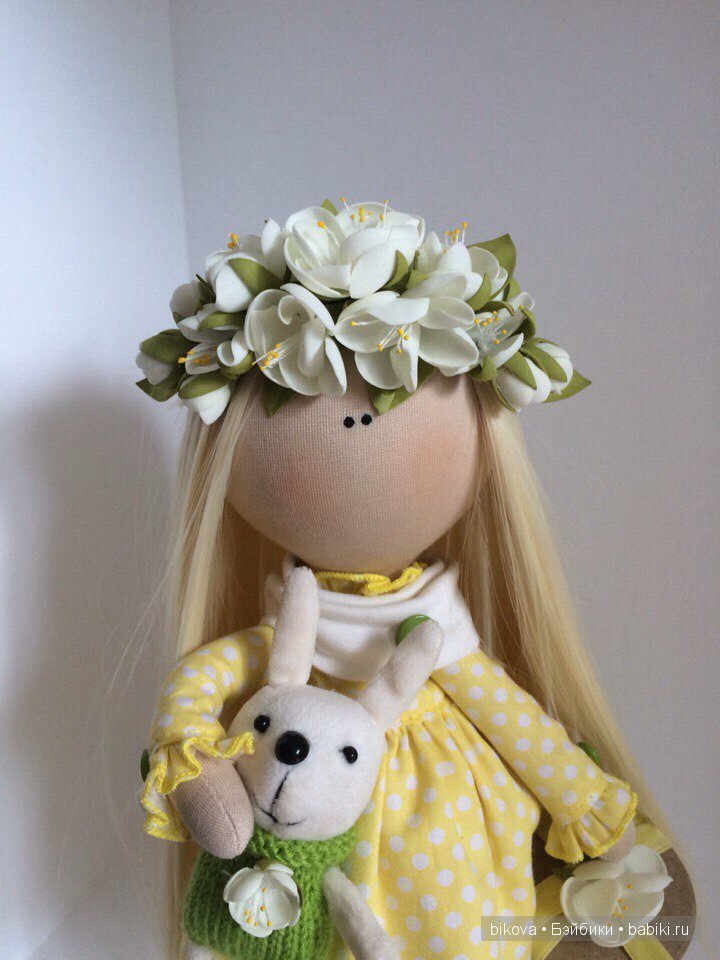 Интерьерные куколки из ткани Натальи Кудрявцевой