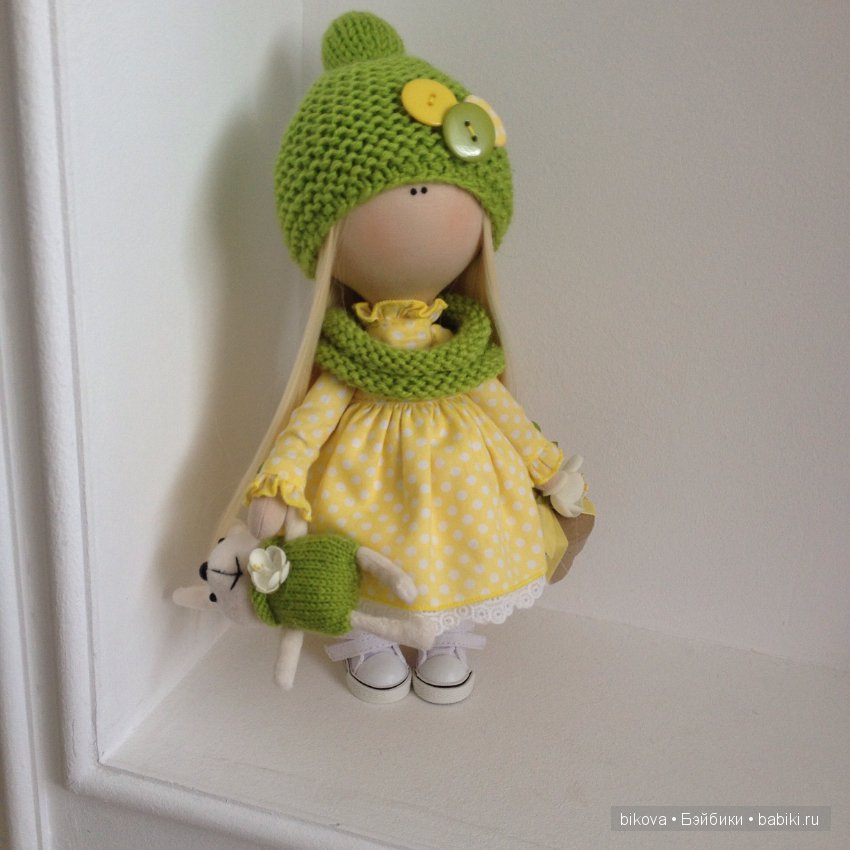 Интерьерные куколки из ткани Натальи Кудрявцевой