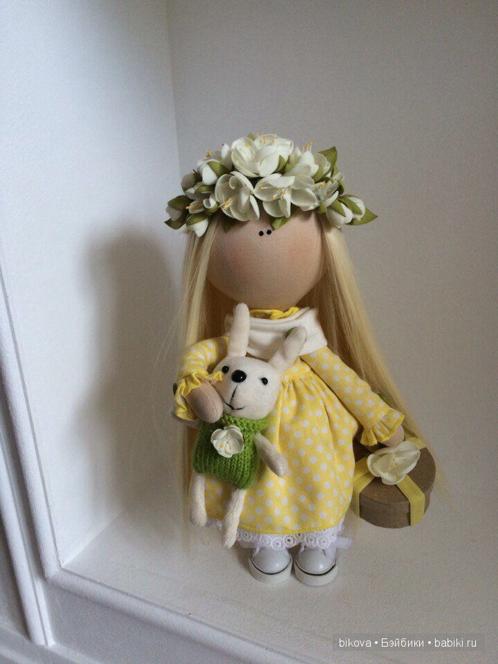 Интерьерные куколки из ткани Натальи Кудрявцевой