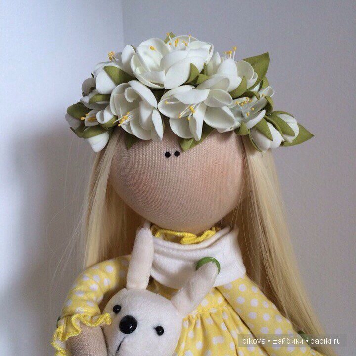 Интерьерные куколки из ткани Натальи Кудрявцевой