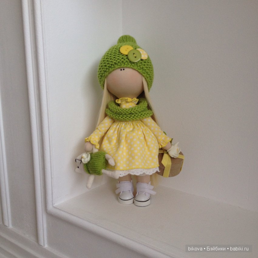 Интерьерные куколки из ткани Натальи Кудрявцевой