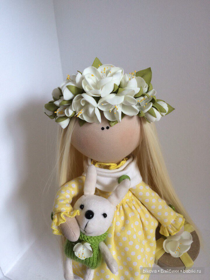 Интерьерные куколки из ткани Натальи Кудрявцевой