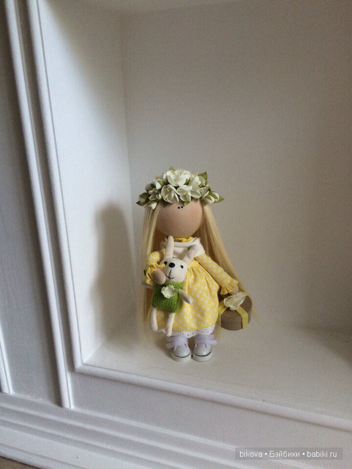 Интерьерные куколки из ткани Натальи Кудрявцевой