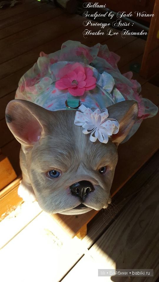 Молд для собачки реборн. Bulldog от Jade Warner