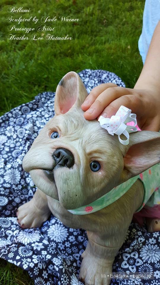 Молд для собачки реборн. Bulldog от Jade Warner