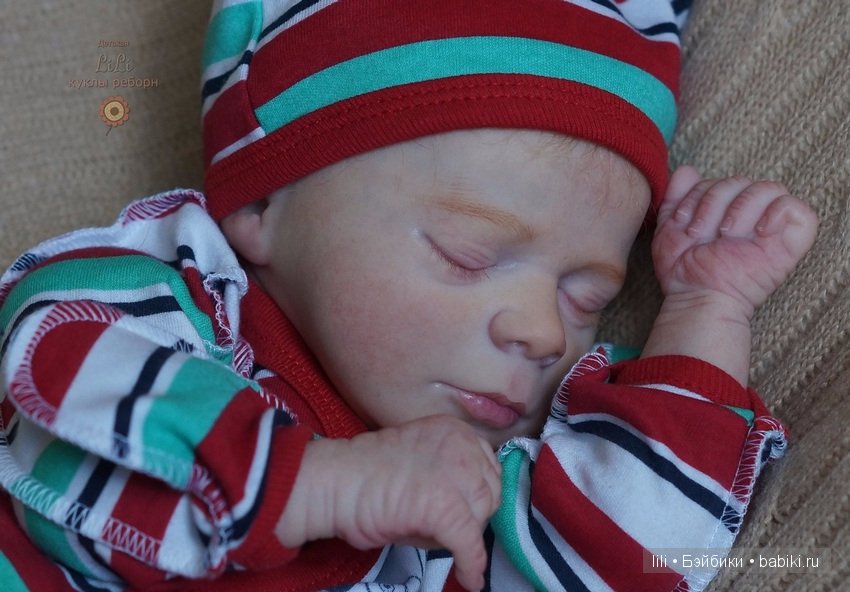 Мой рыжий малыш реборн Томас