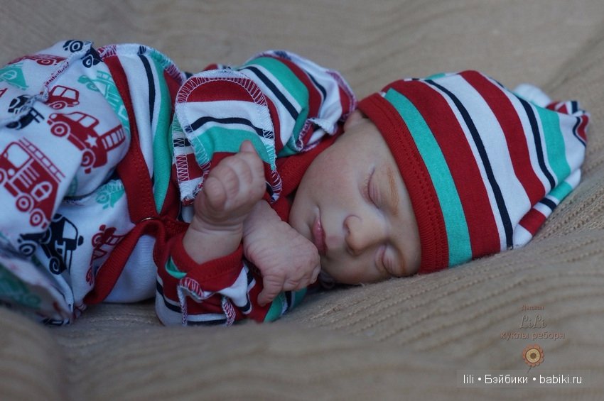 Мой рыжий малыш реборн Томас