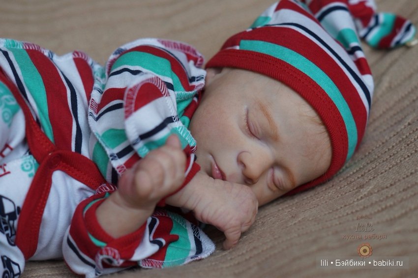 Мой рыжий малыш реборн Томас