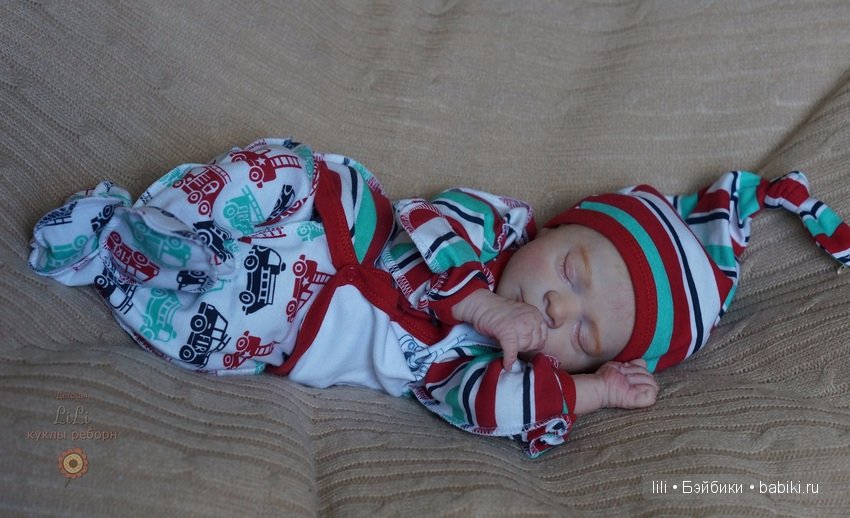 Мой рыжий малыш реборн Томас