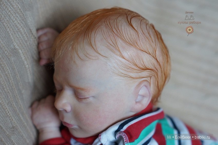 Мой рыжий малыш реборн Томас
