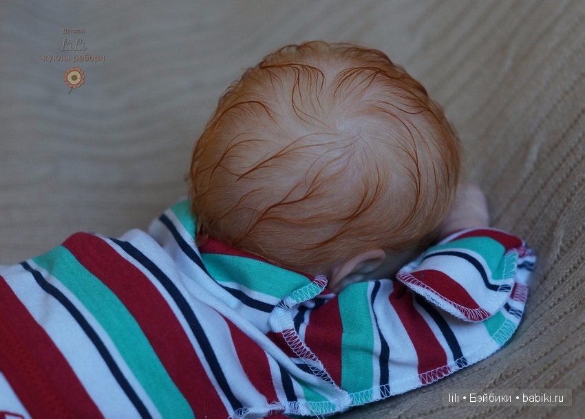 Мой рыжий малыш реборн Томас