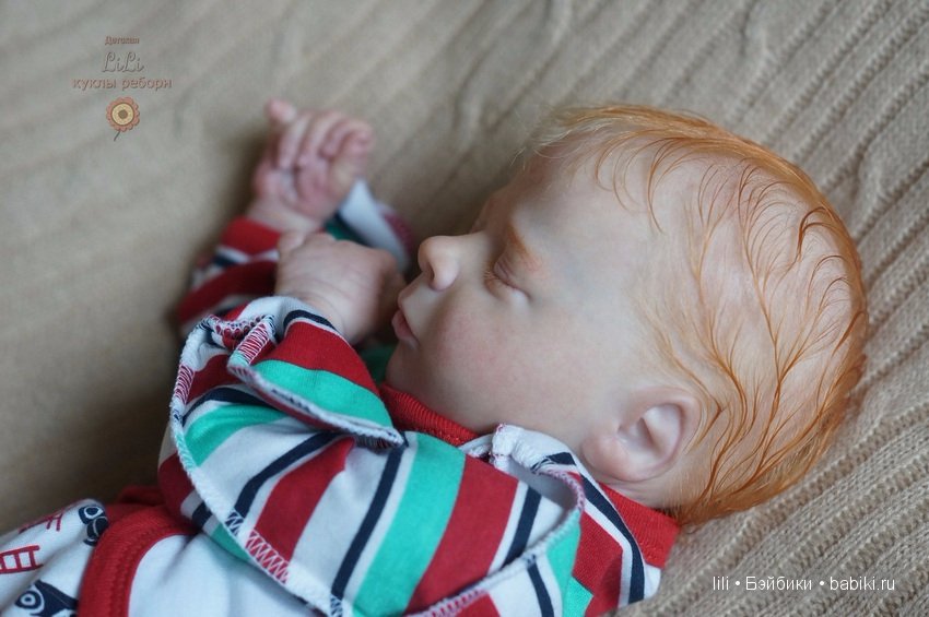 Мой рыжий малыш реборн Томас