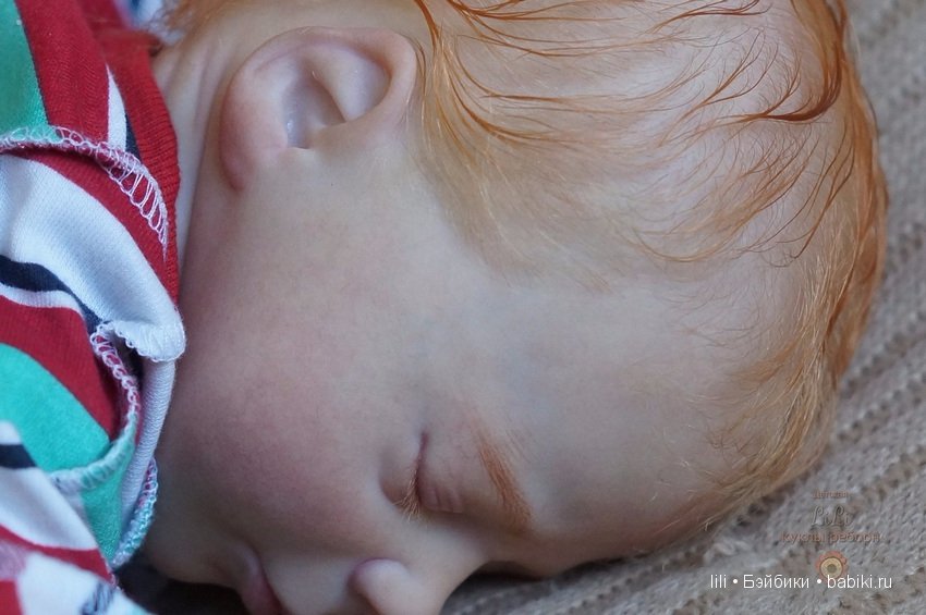 Мой рыжий малыш реборн Томас